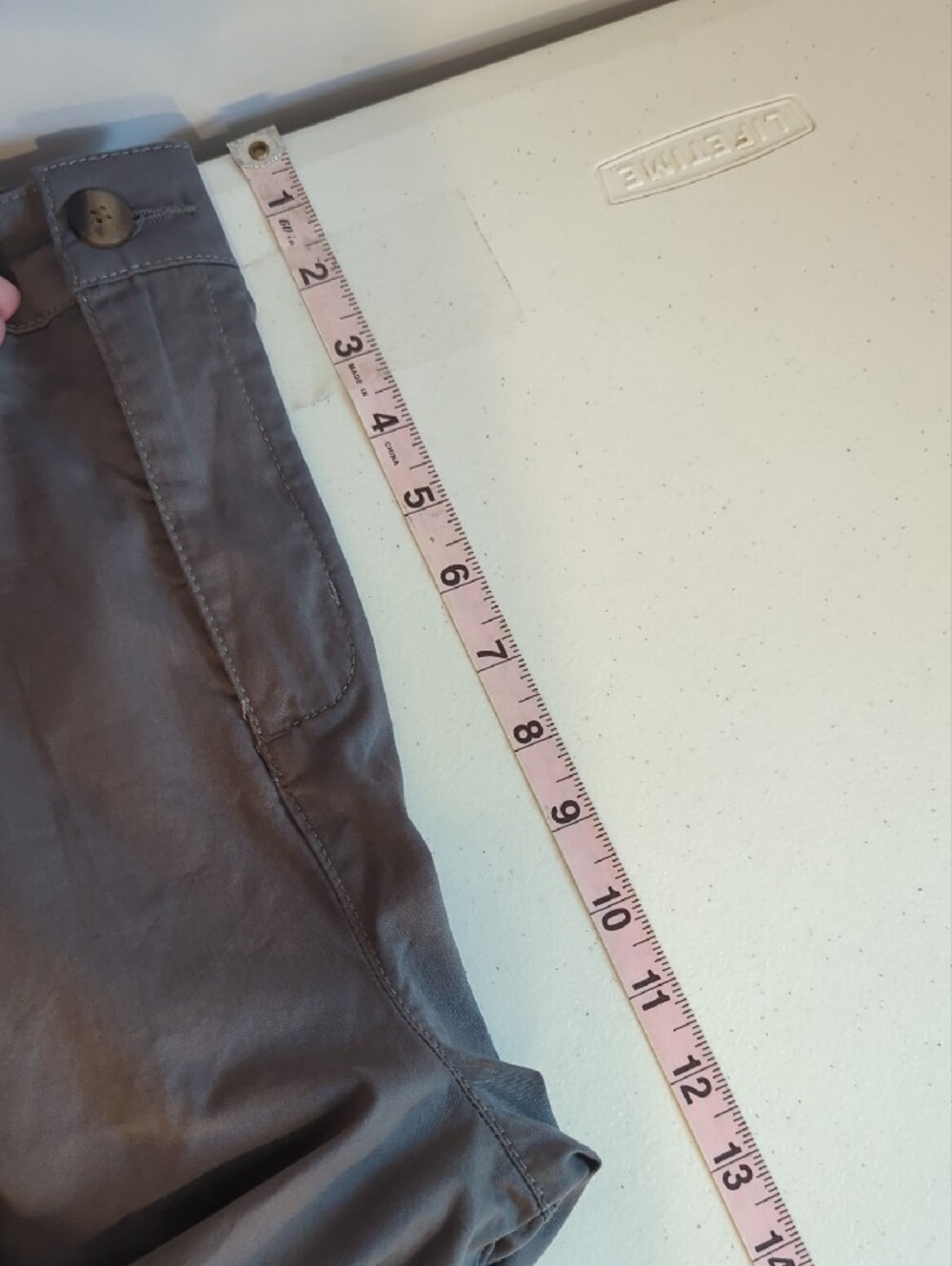 Pact Boulevard Brushed Twill Wide Leg Trouser Storm Gray size Large - Picture 10 of 13